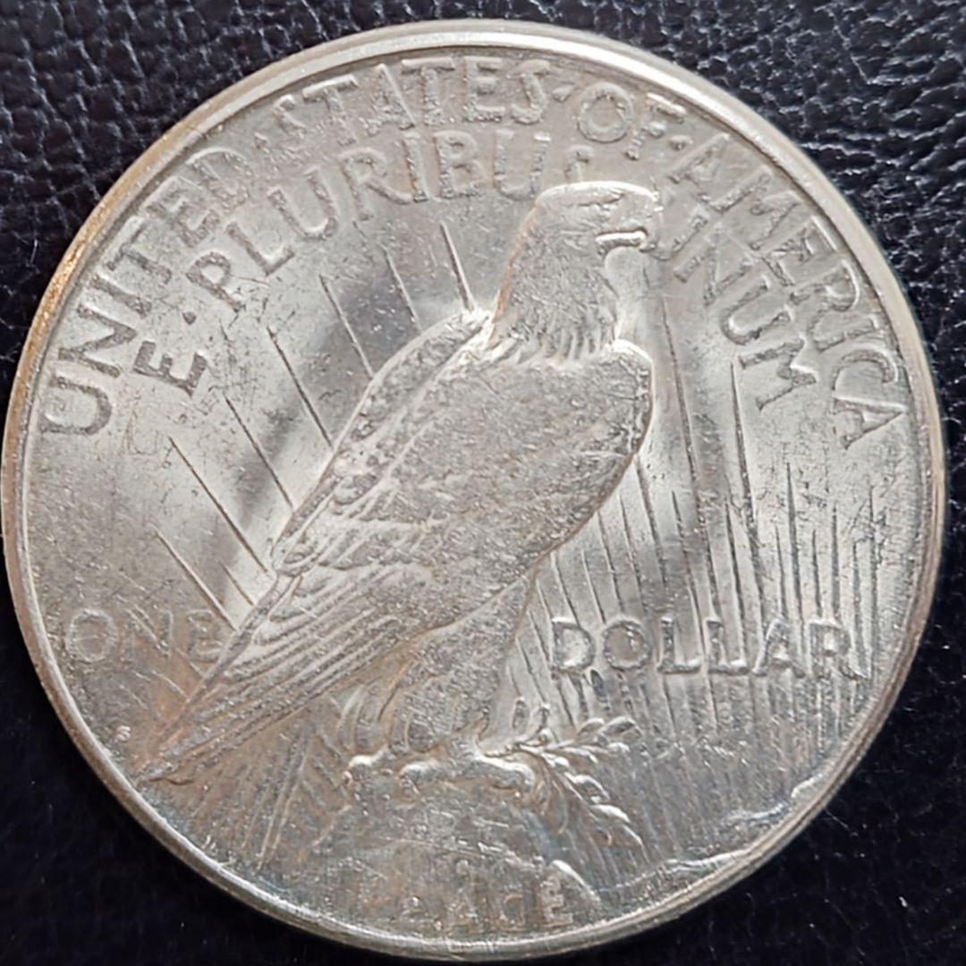 1922年 アメリカ銀貨 ピースダラー 1ドル銀貨 SV900フランクリンミント