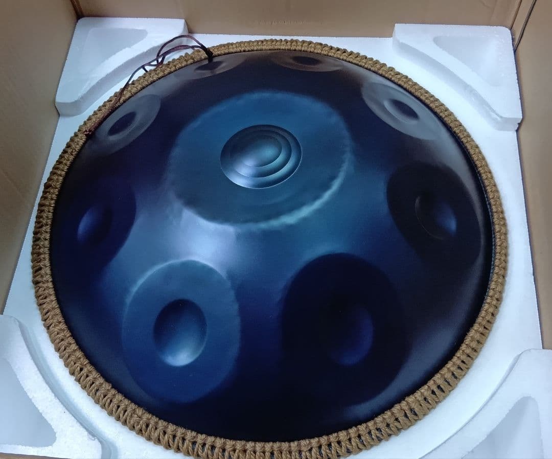 shino ハンドパン　49センチ　A＝432Hz　ブルーモデル