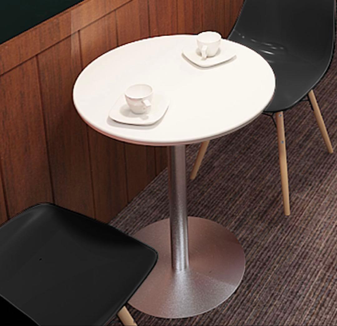 丸テーブル 直径60cm ステンレス脚