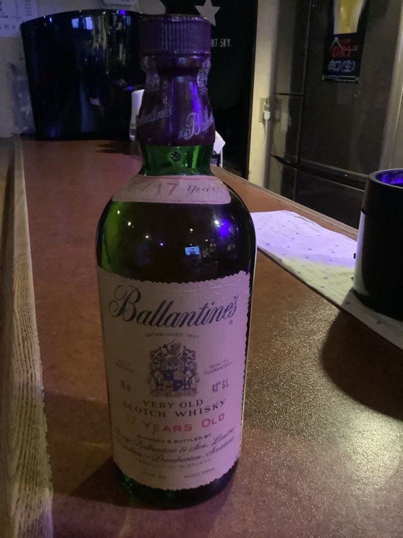 Ballantine's 17 年Old スコッチウイスキー　ビンテージ