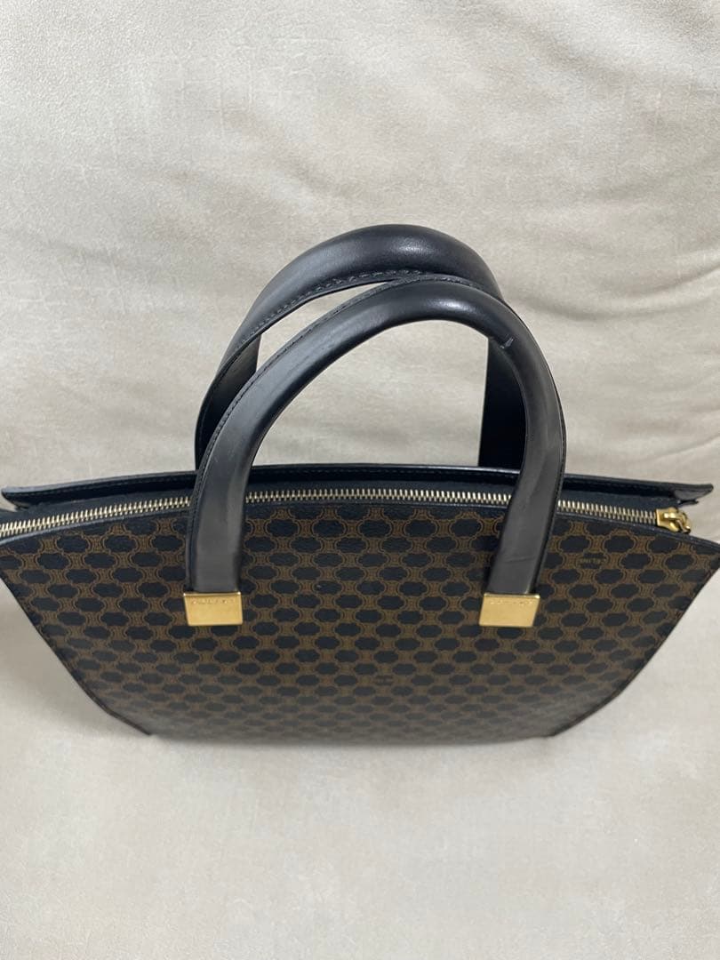 CELINE セリーヌ　オールド ハンドバッグ マカダム　MC99/2 美品