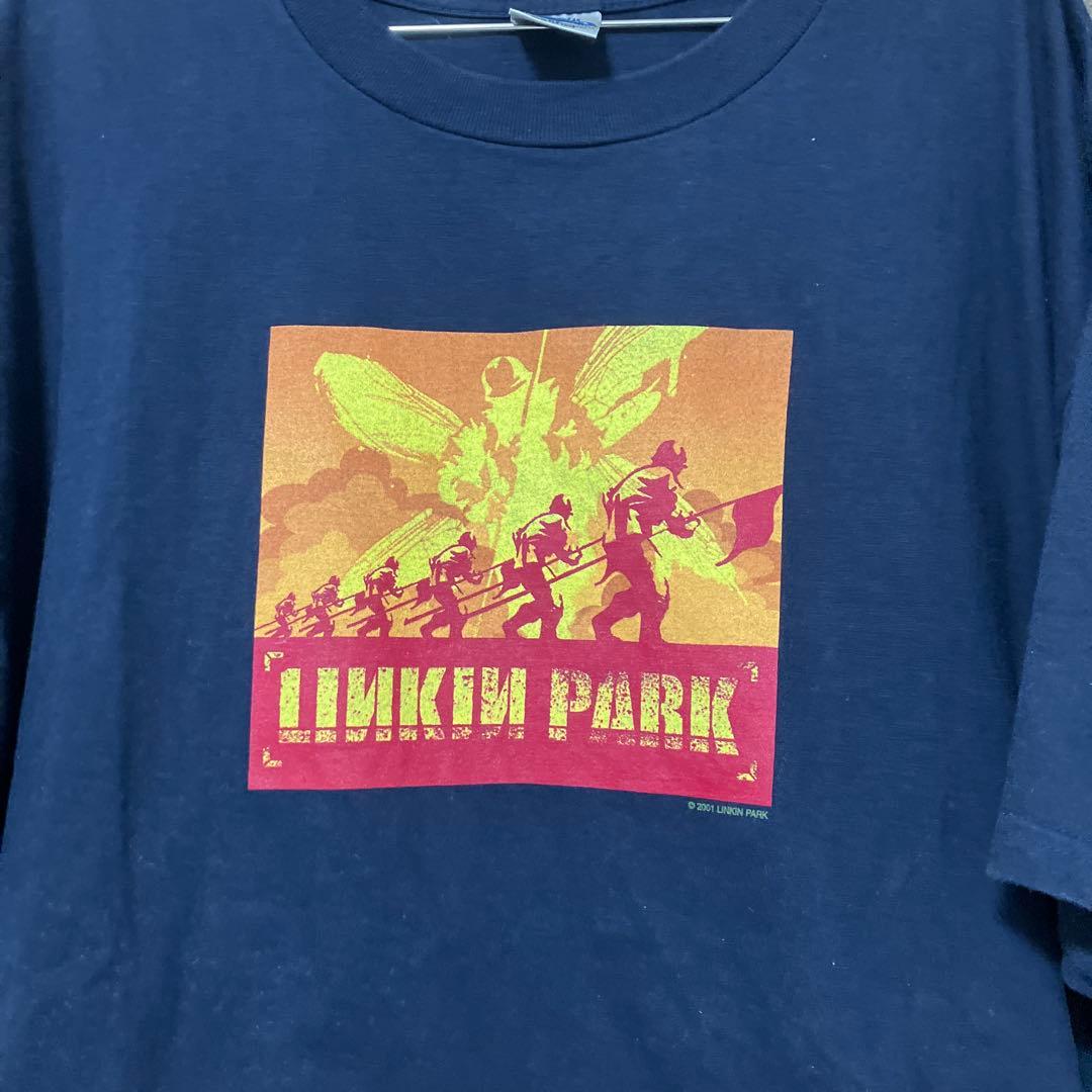 Linkin park 00s hybrid theory XL ネイビー