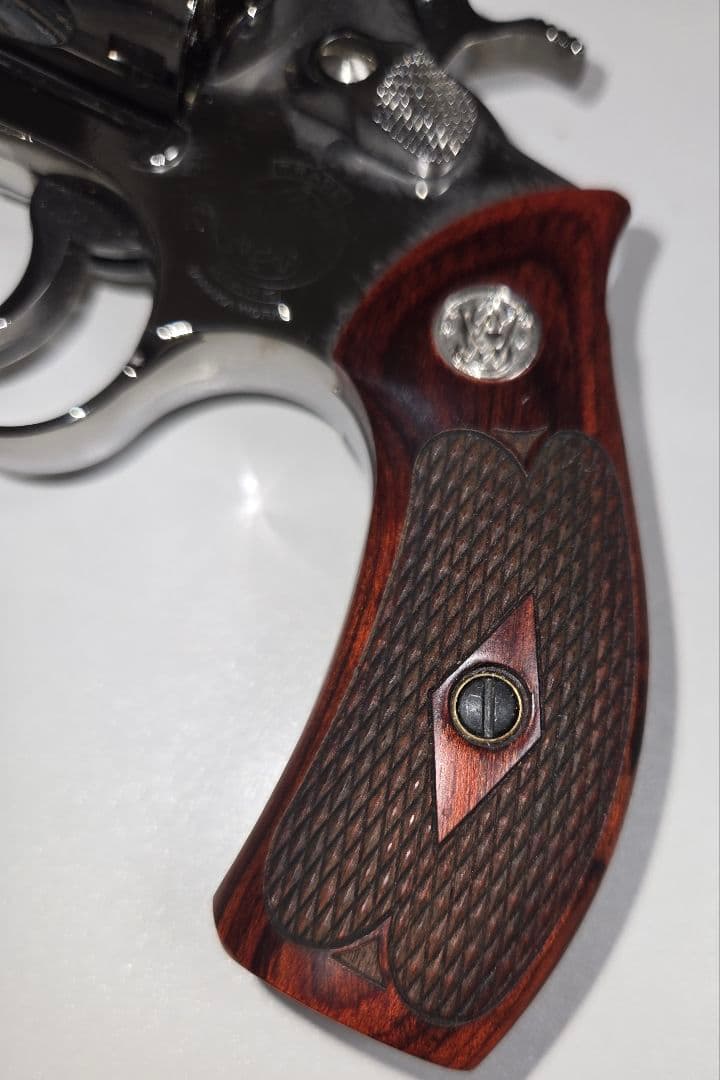 激安!タナカ　S&W M36 トワイライトクローム 特注グリップ