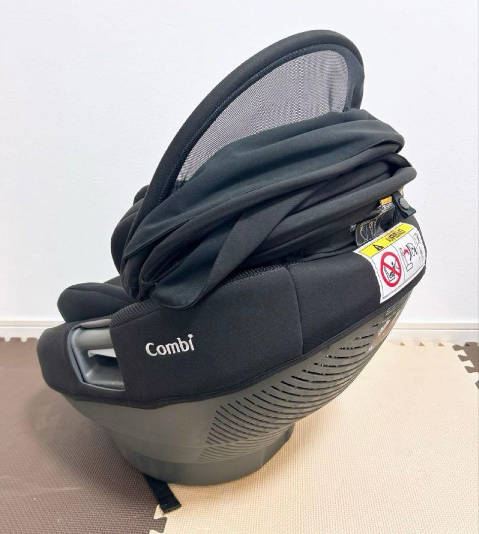 美品Combiコンビ THE S plus ZB-750 ブラック ISOFIX