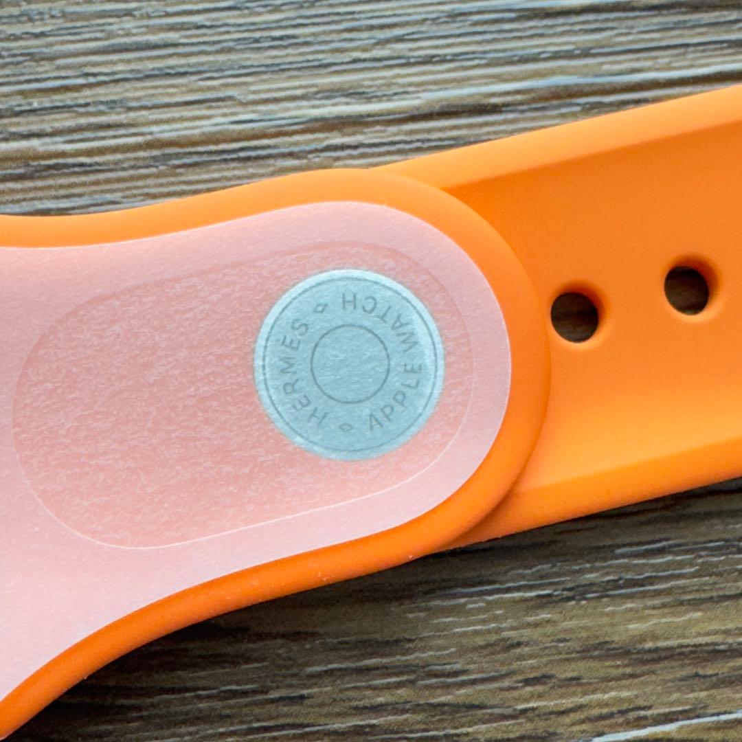 2764 未使用　Apple Watch エルメス　オレンジ　スポーツバンド