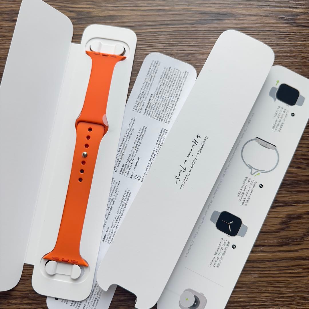 2764 未使用　Apple Watch エルメス　オレンジ　スポーツバンド