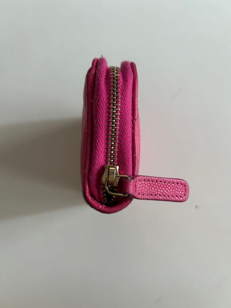 CHANELケース☆ピンク☆キャビアスキン☆シャネル