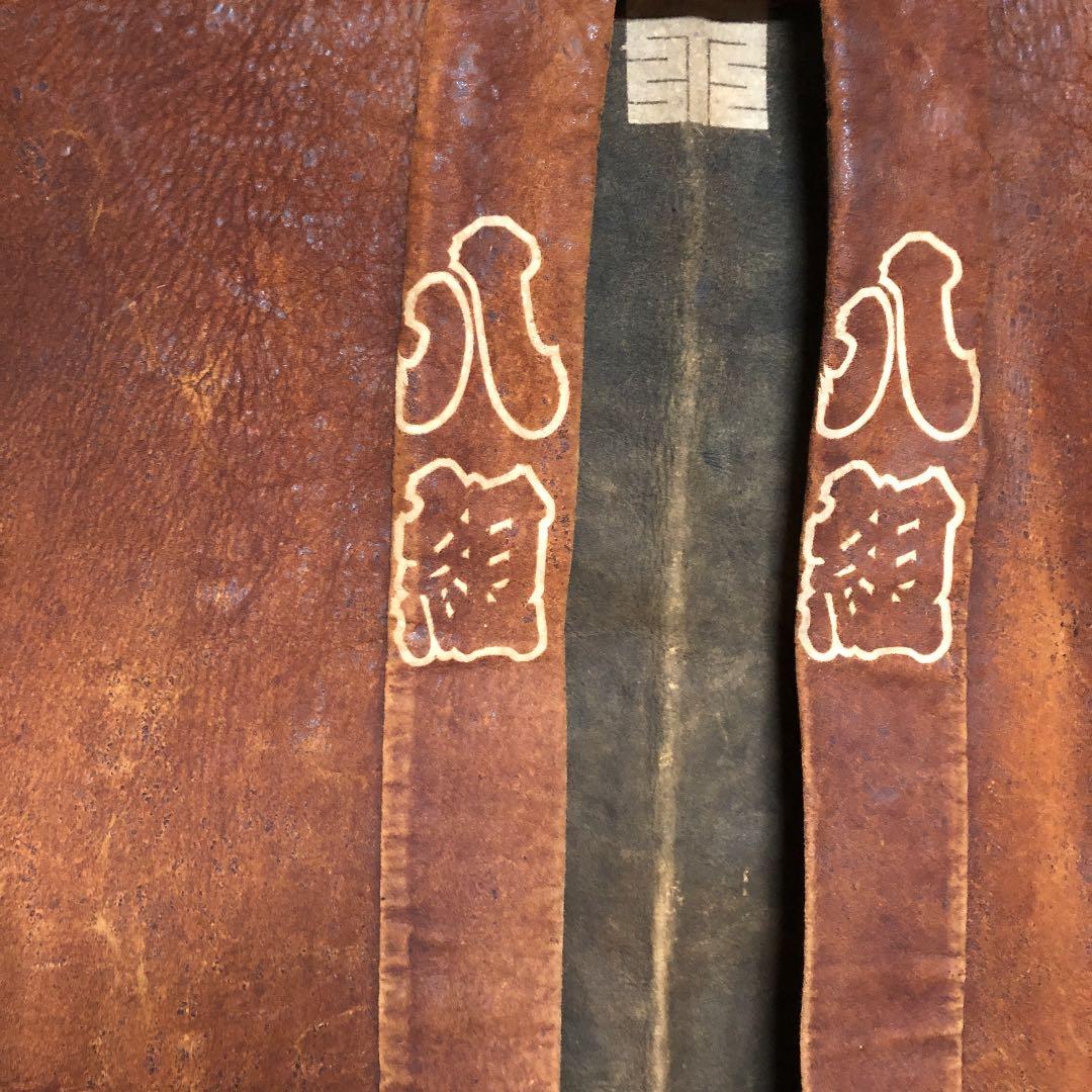 時代　江戸　火消し　鹿革　半纏　八組　②