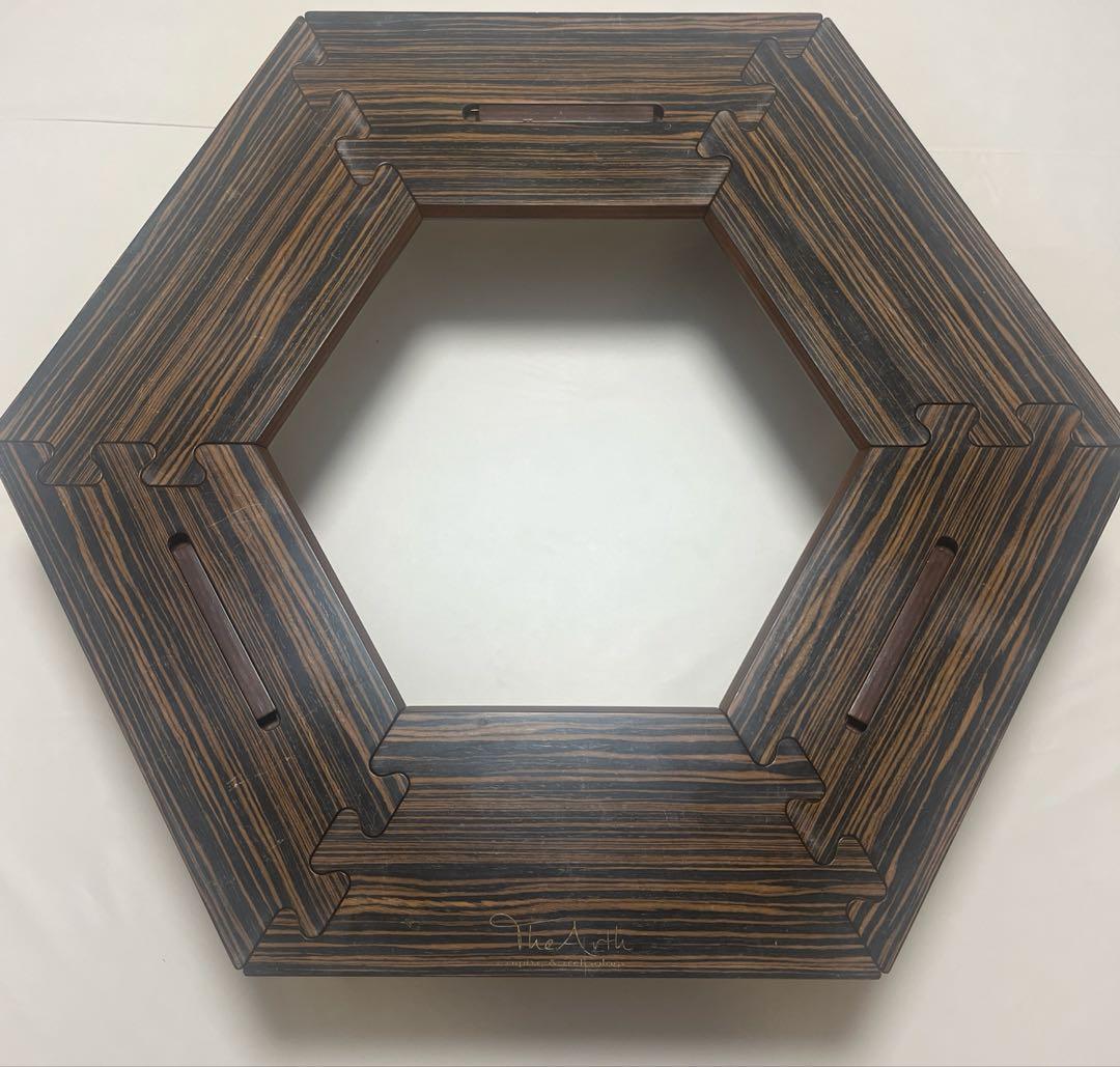 the Arth/ざあーす/ヘキサテーブル/六角テーブル/黒しま次郎