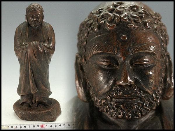 古備前 仏像 時代物(K-XA942)