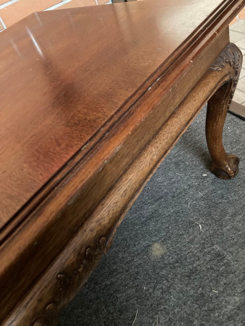 アメリカ製　USA センターテーブル　ロウテーブル　ヴィンテージ　アンティーク調