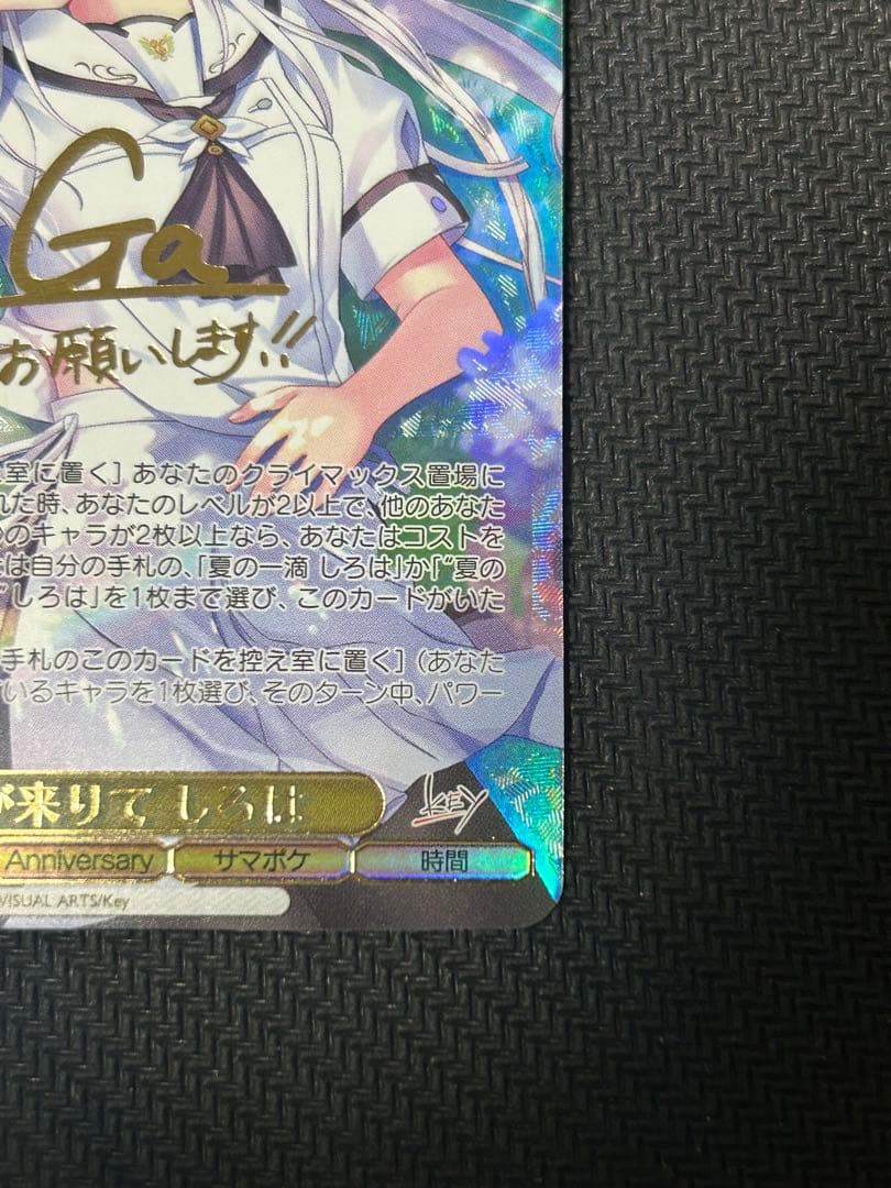 夏が来りて　しろは　SEC （サイン入り）