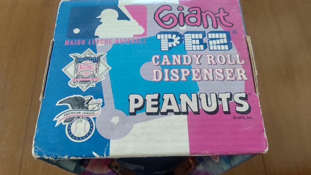 PEZ ジャイアントペッツ スヌーピー チャーリーブラウン ヤンキース