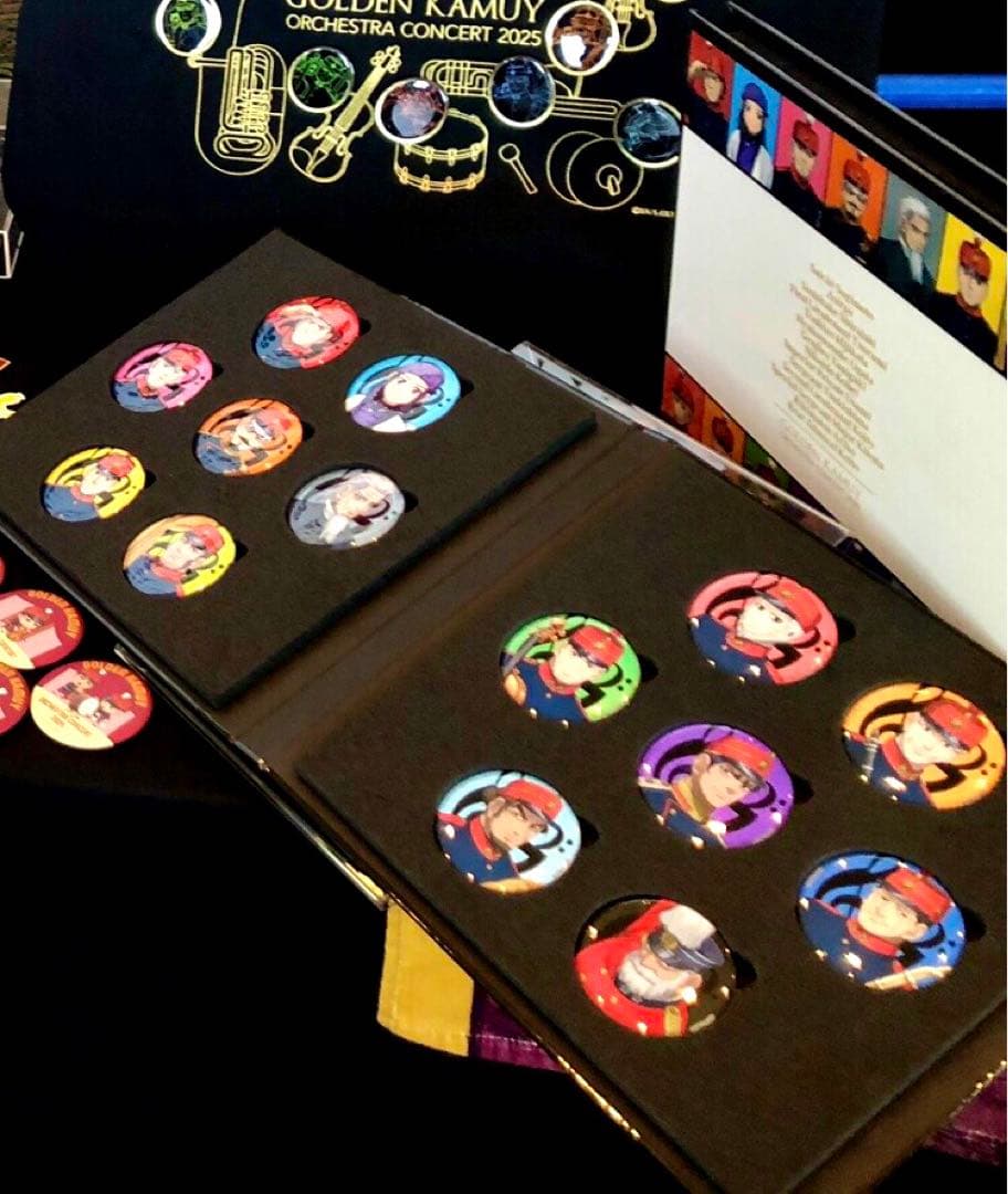 ゴールデンカムイ　オーケストラコンサート　2025 缶バッジ　コンプリートブック