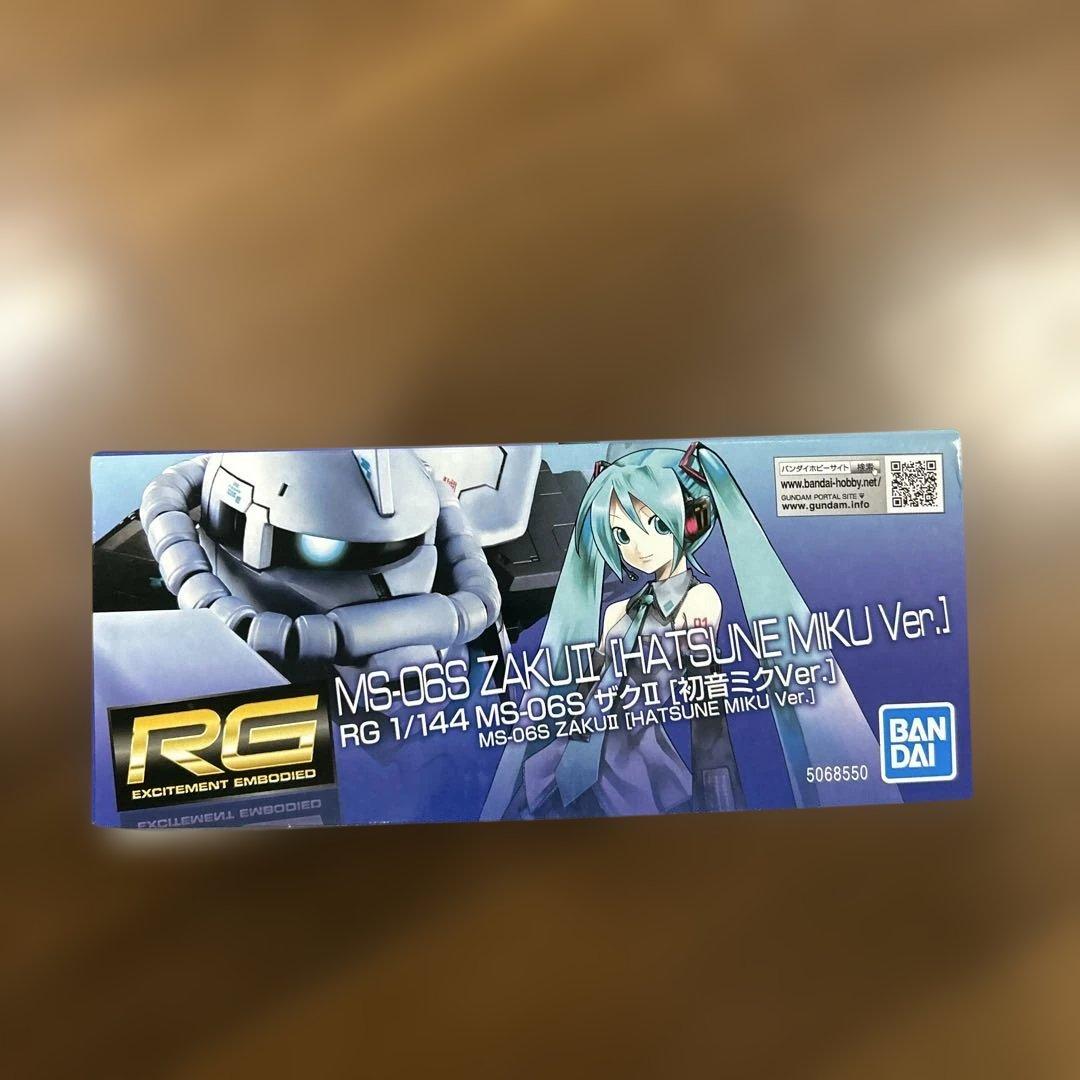 新品未開封 RG ザクII 初音ミクver