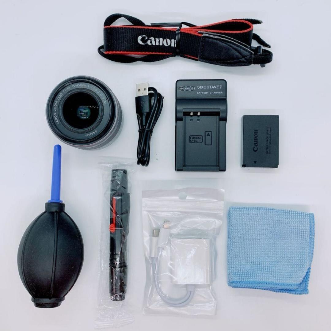 Canon キャノン　ミラーレス　一眼　レンズ　EOS Kiss M M357