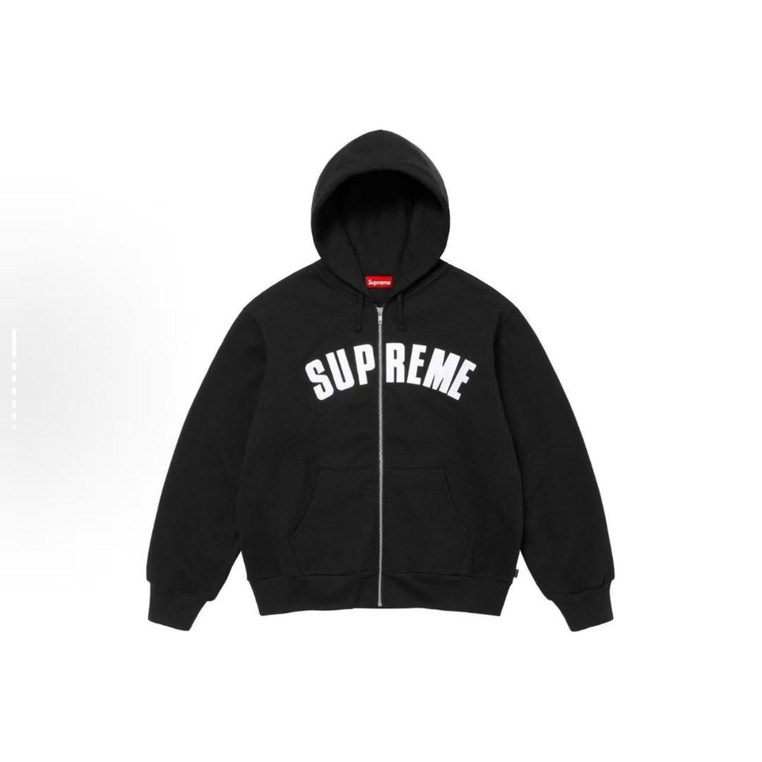 セール！ブラック フルジップパーカー