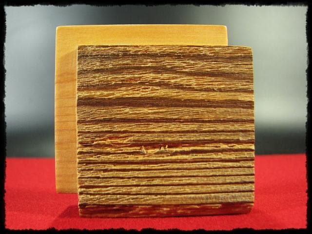 川本 光春 嵐山渡月橋 古材 香合 指物師 祥桑軒 茶道具 香道具 f170