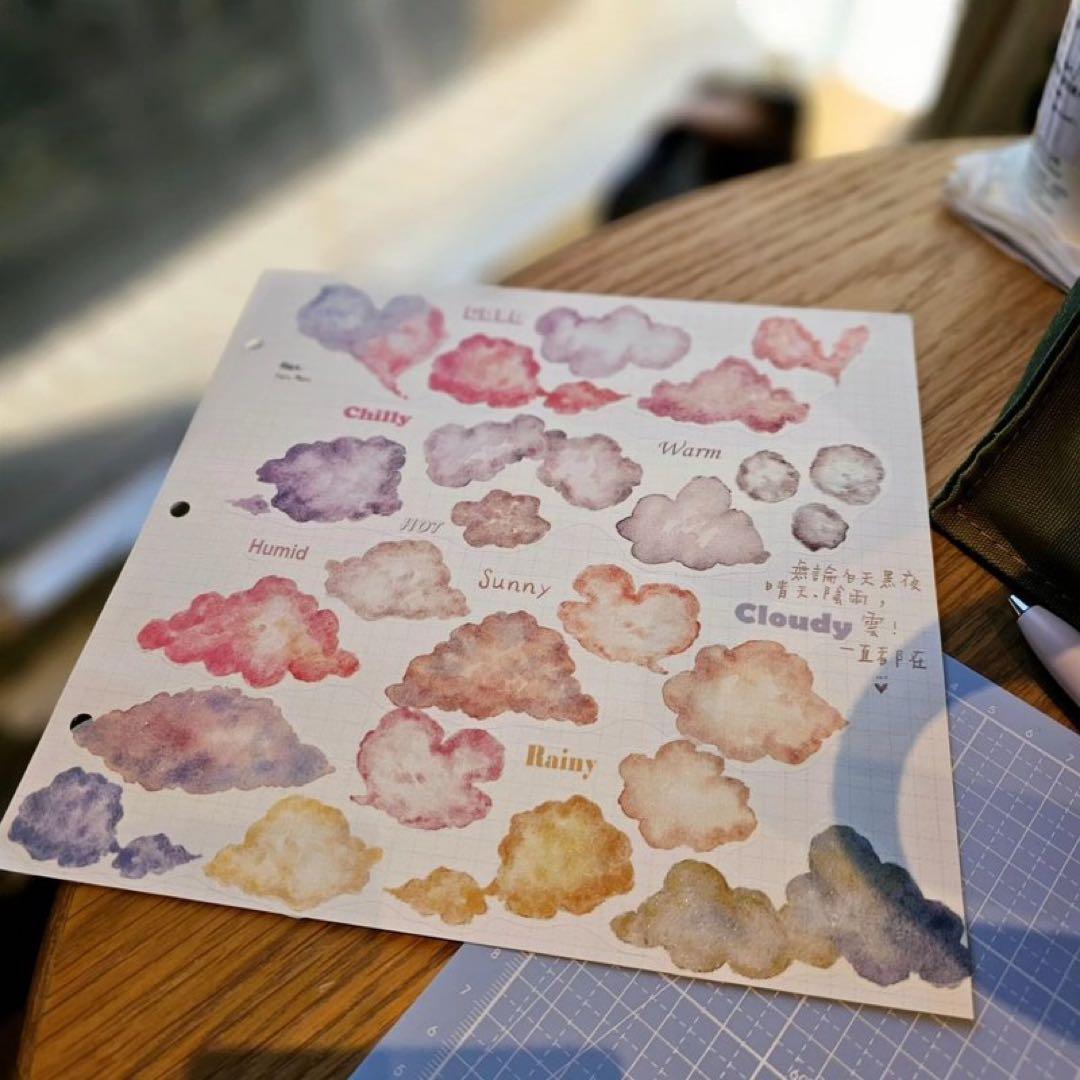 ⭐️SALE⭐️仙女丸《心中的小雲海》海外マスキングテープ　マステ 【2002】