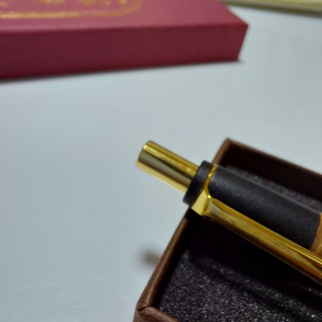 ほぼ新品！ ボナンペン マーブルウッド 良杢 真鍮金具 シャーペン