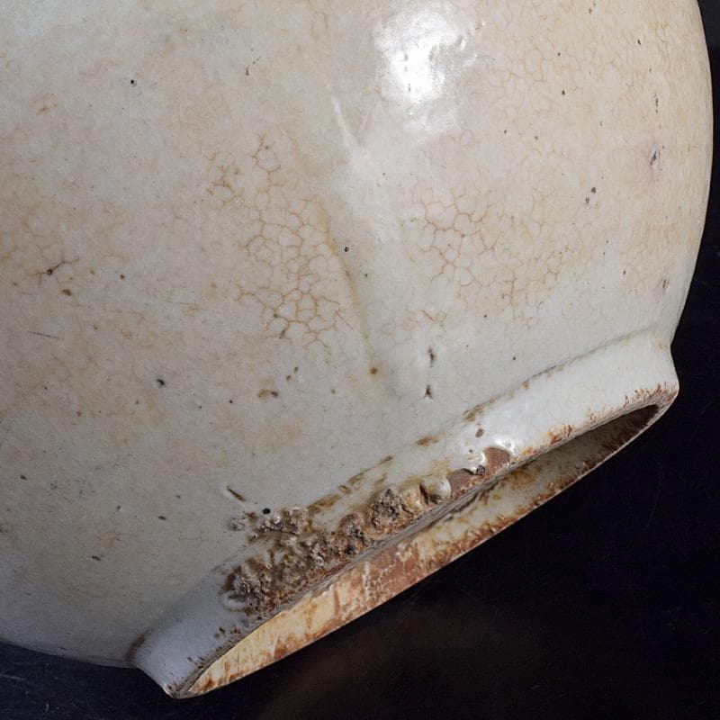 朝鮮美術　李朝　高麗白磁　染付　壷　V　R7947B