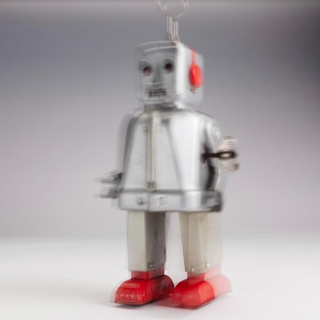 スパーキーロボット（良品) 元箱付き 吉屋玩具製