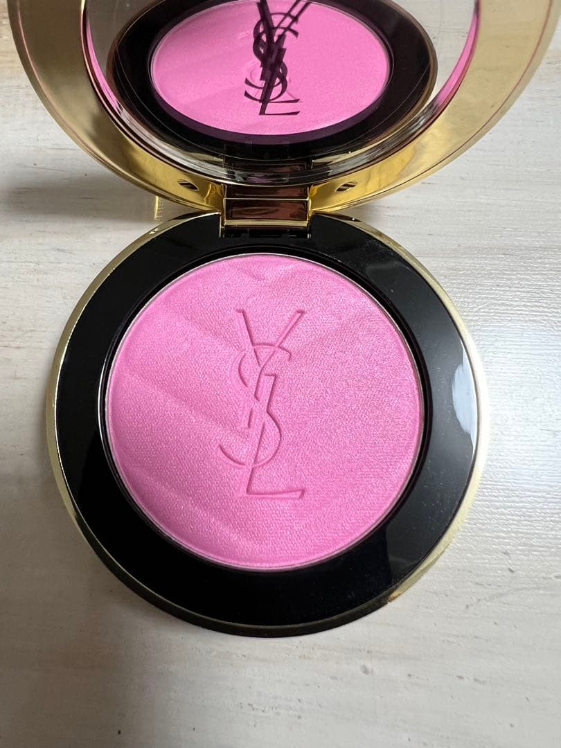 イヴサンローラン YSL メイクミーブラッシュ パウダー42 ベビードールピンク