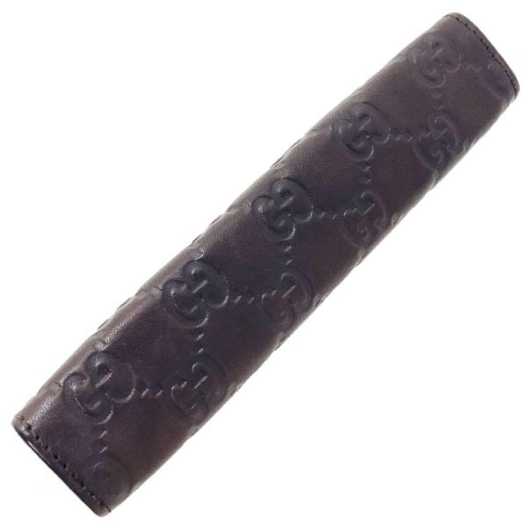 グッチ ペンケース 筆箱 筆記用具 シマライン 革 15965