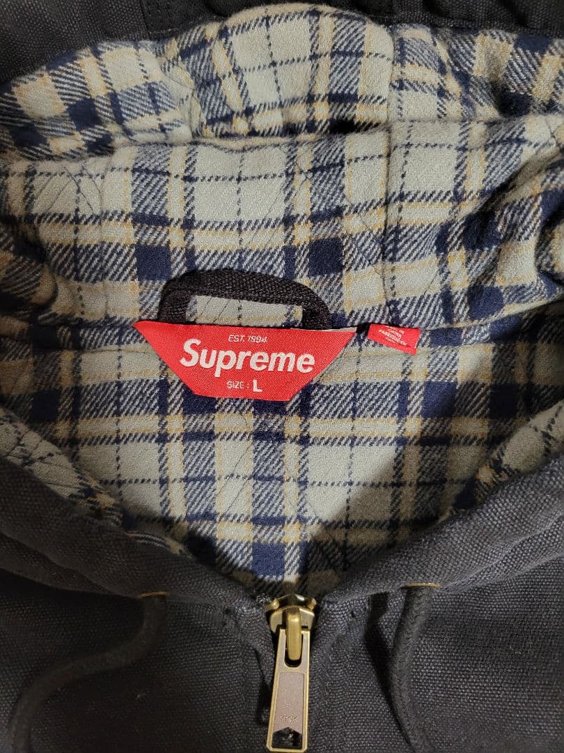 ジャケット・アウター SUPREME Reflective Arc Hooded WorkJacket