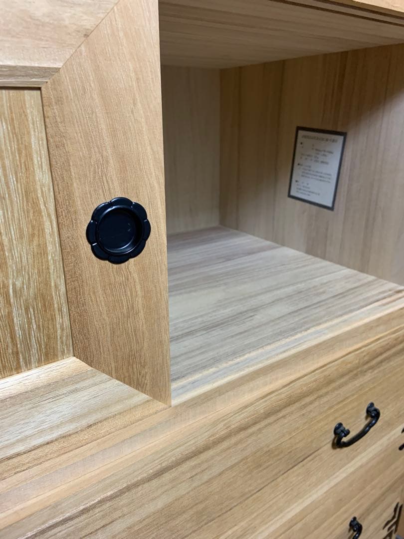 桐箪笥 3段重ね 着物収納 和家具 桐タンス たのメル便／直接引き取り可」