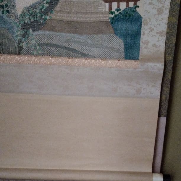 掛け軸　戸塚刺繍