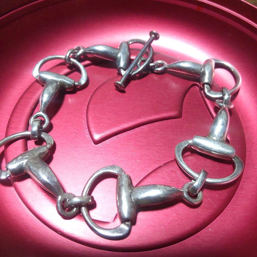 ブレスレットシルバー925　ヴィンテージ　メキシカンジュエリー好きにも