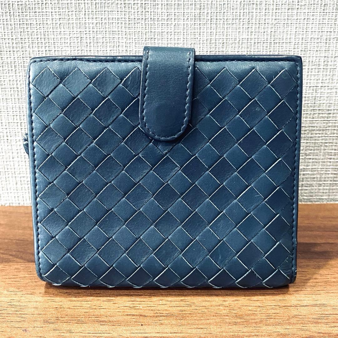 BOTTEGA VENETAボッテガヴェネタ イントレチャート二つ折り財布