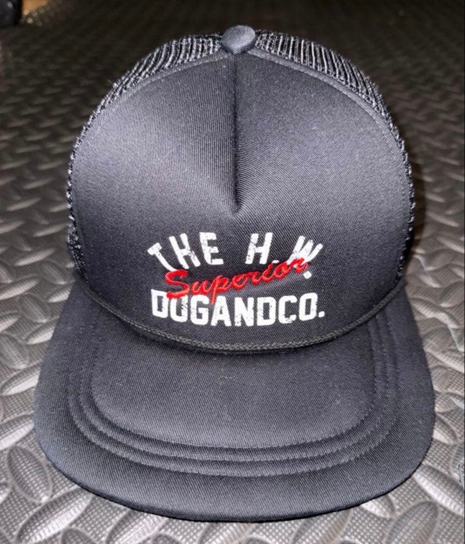 帽子 DUGANDCO. COTTON MESH CAP - BLACK