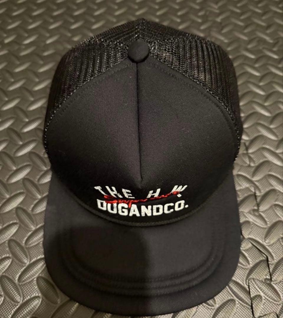 帽子 DUGANDCO. COTTON MESH CAP - BLACK