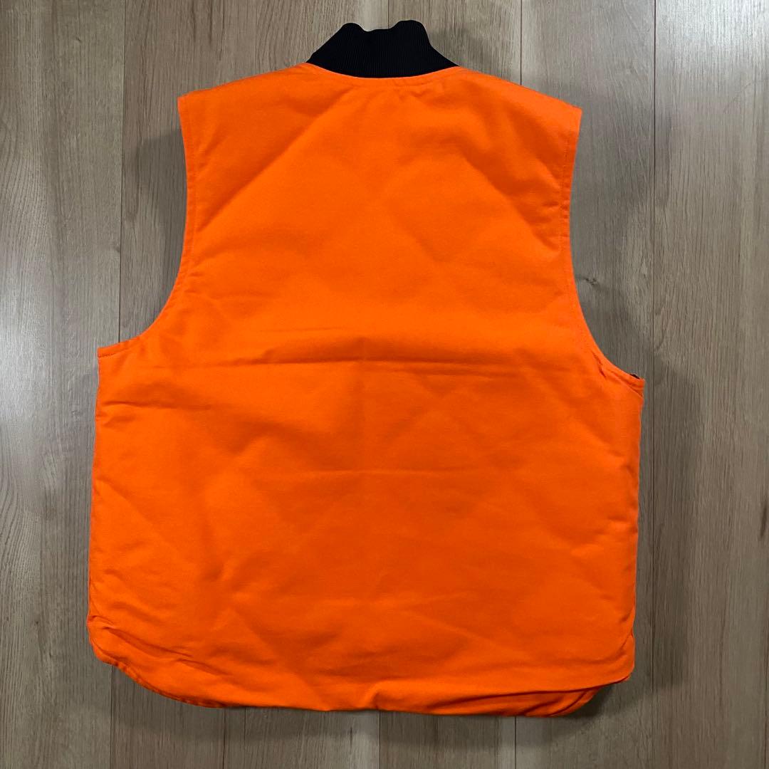 Carhartt カーハート ダックベスト オレンジ　Lサイズ メキシコ製