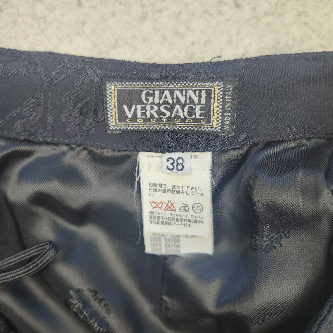 極美品✨ヴェルサーチ メデューサ アジアン ジャガード フラワー スーツ ダブル