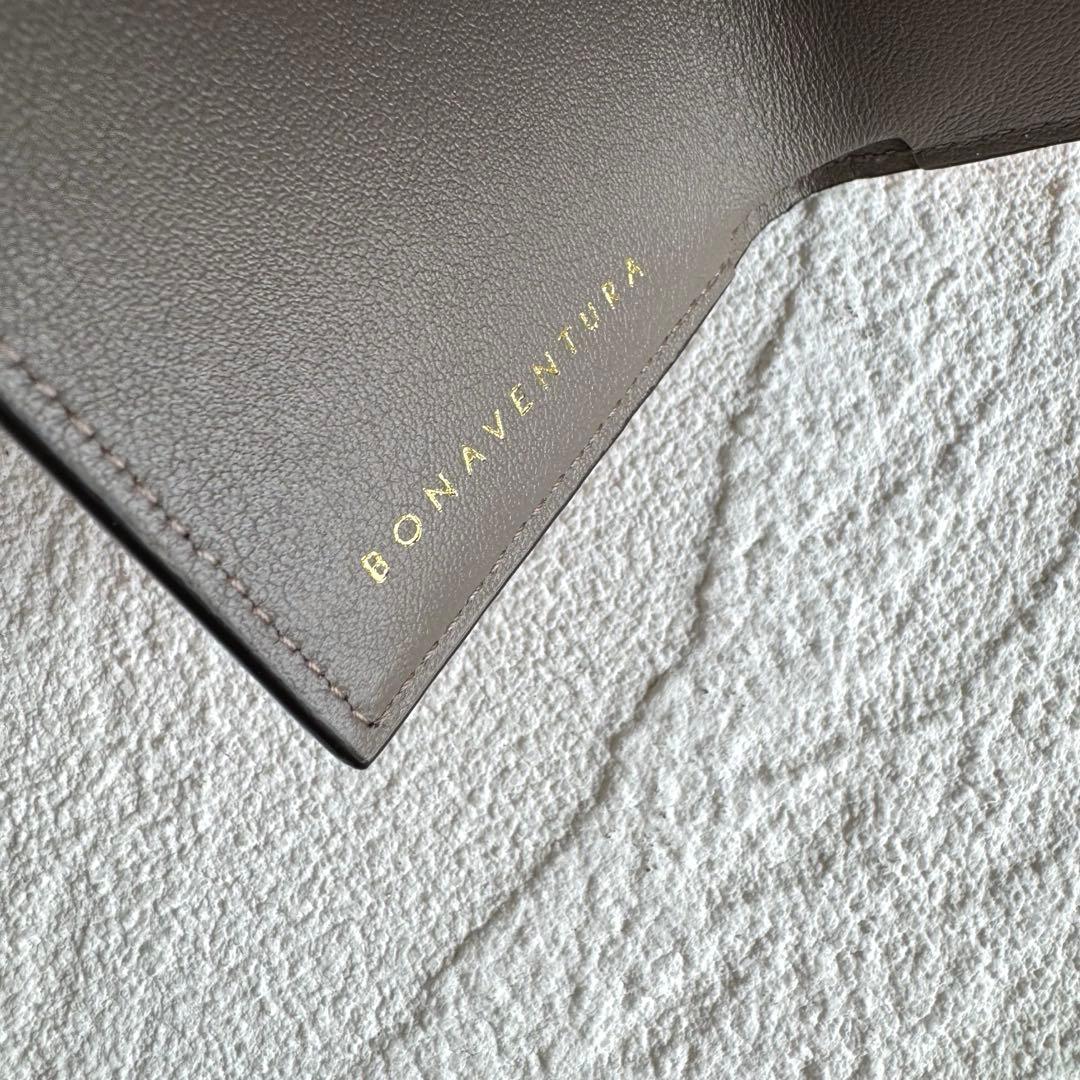 未使用 ボナベンチュラ スモール ウォレット 三つ折り財布 オレンジ エトープ