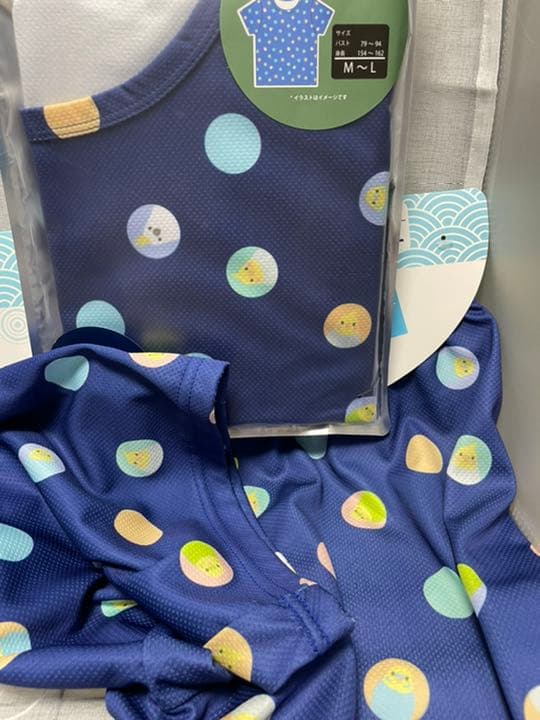 インコルームウエア上下☘️インコグッズ☘️ブルー・水玉インコ セットアップ✨