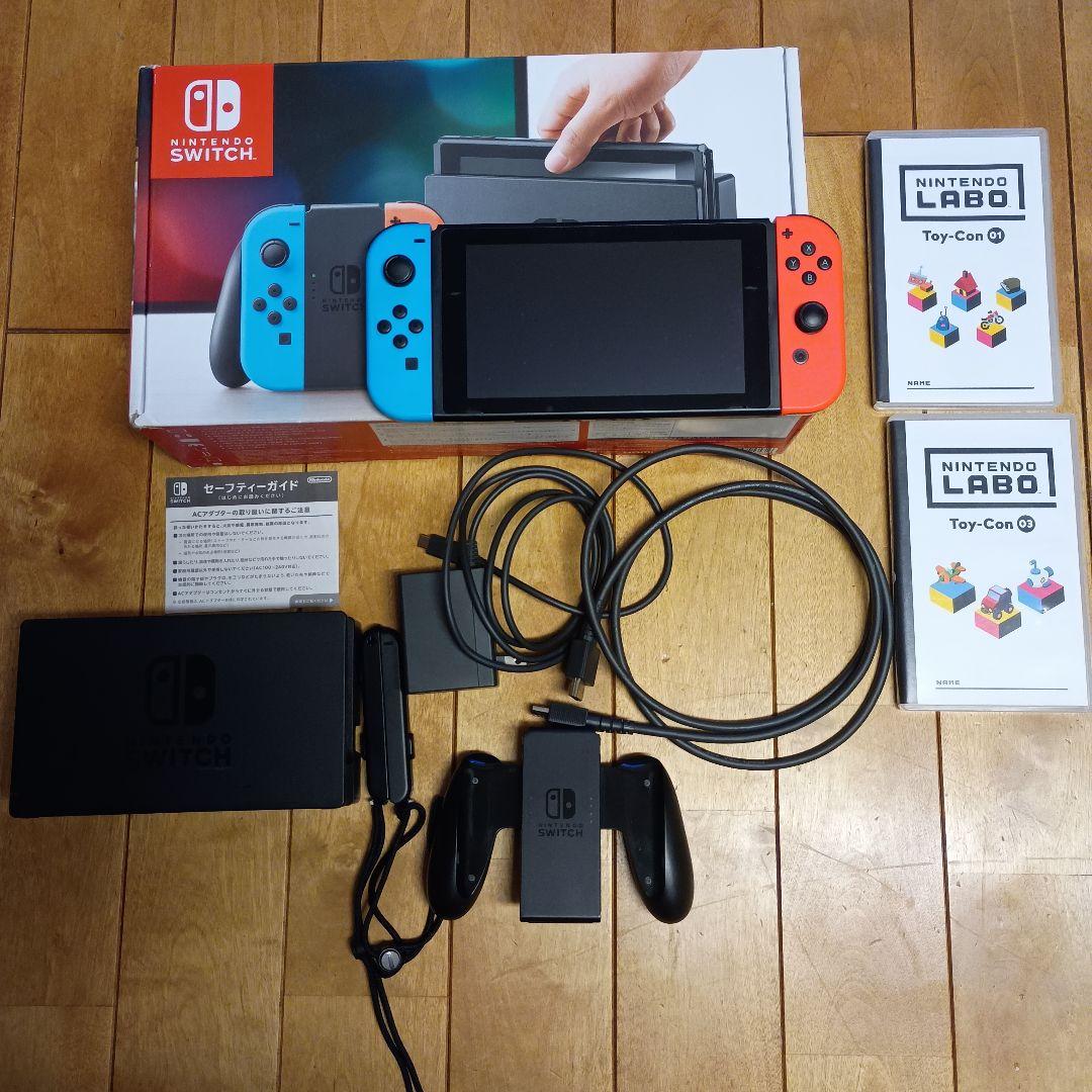 【みぢゅ】【動作確認済】Nintendo Switch 本体｜付属品完備