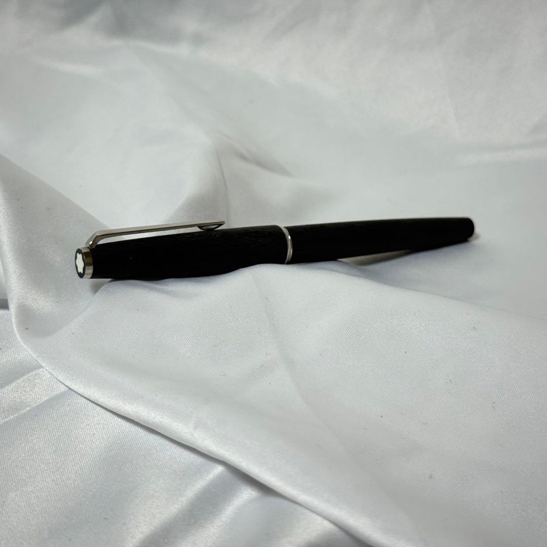 モンブラン 万年筆 木軸 585刻印 14K 未使用 本体のみ　グレー