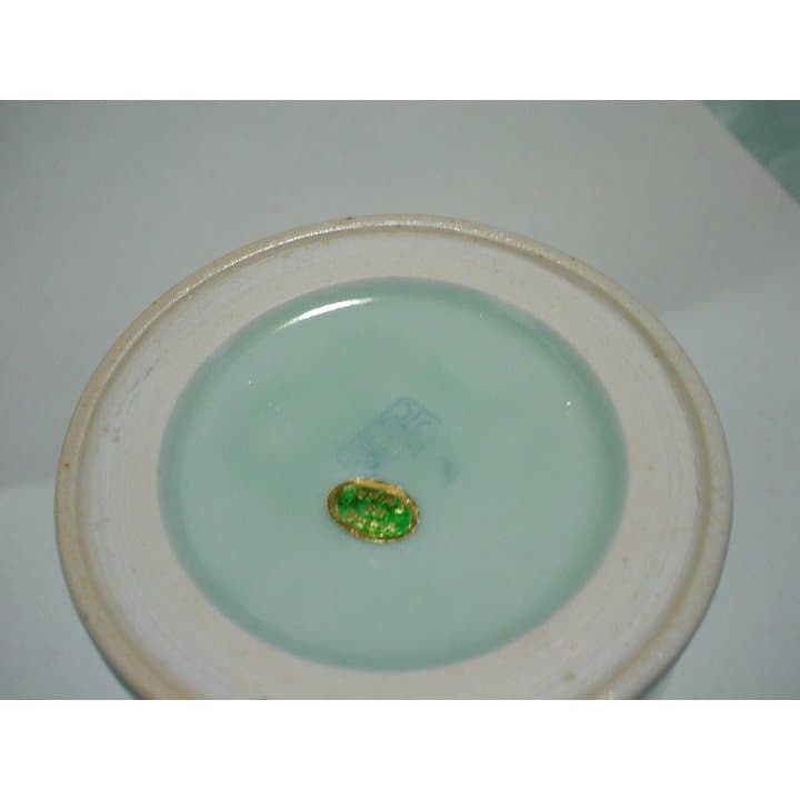 中国青磁　丸い器　　書道筆たて