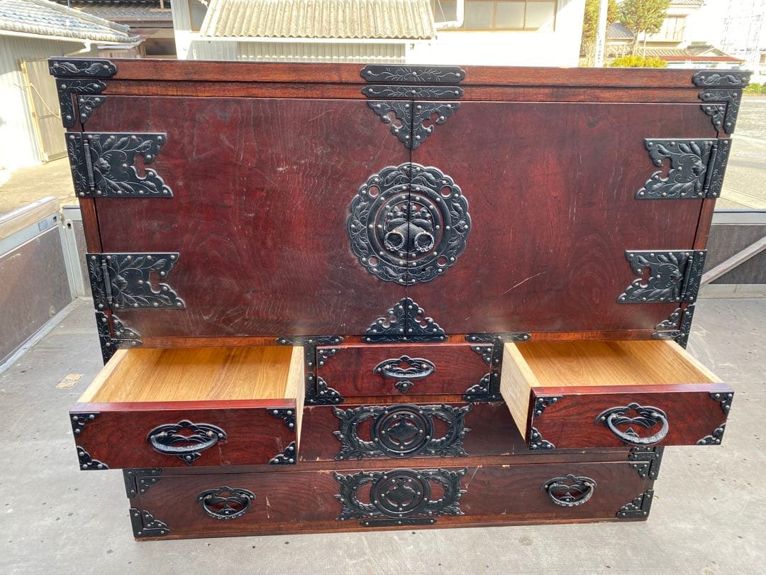 Blauwe Roos 【希少】伝統工芸品仙台箪笥桜木作