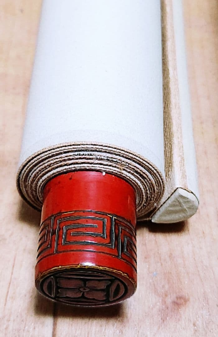 【風神雷神図】清原斉 733 肉筆 共箱 掛け軸