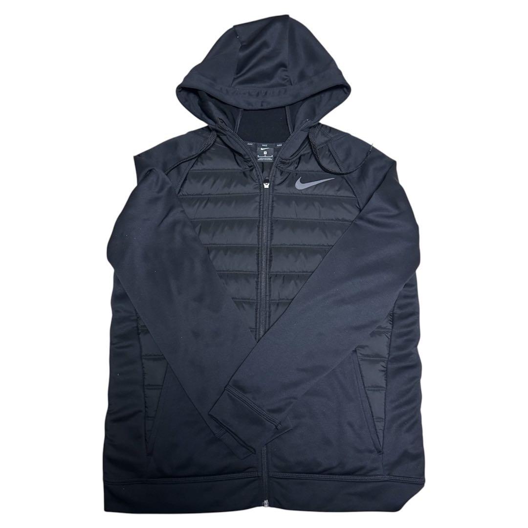 ナイキ M ブラック サーマ フィット フルジップ WNTRZD 中綿ジャケット