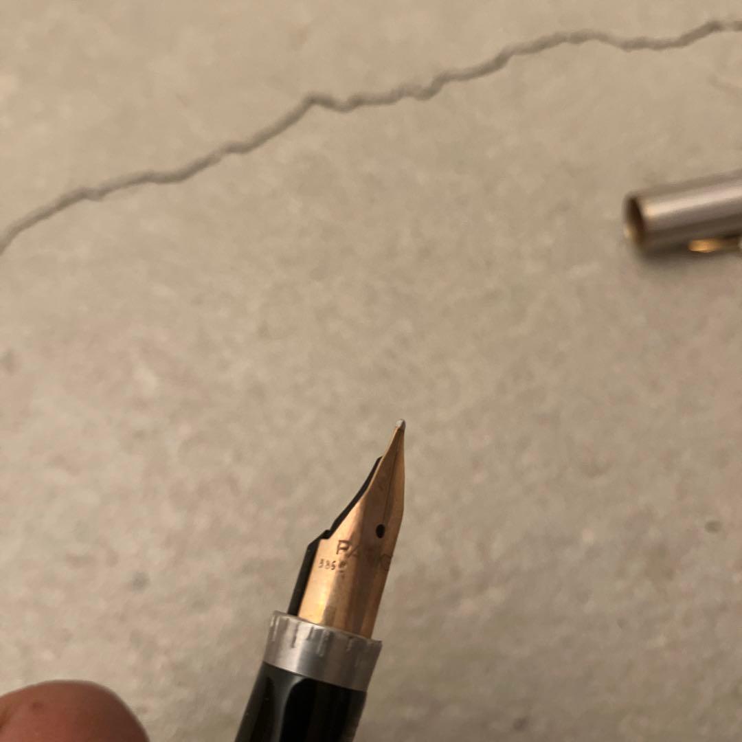 Parker 万年筆　75 extra f 未使用品　年代物