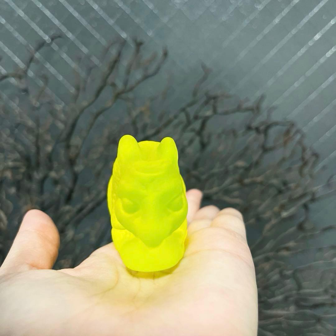 骨董　時代ガラス　磨りガラス　プレスガラス　兎　フィギュリン　文鎮　ウランガラス