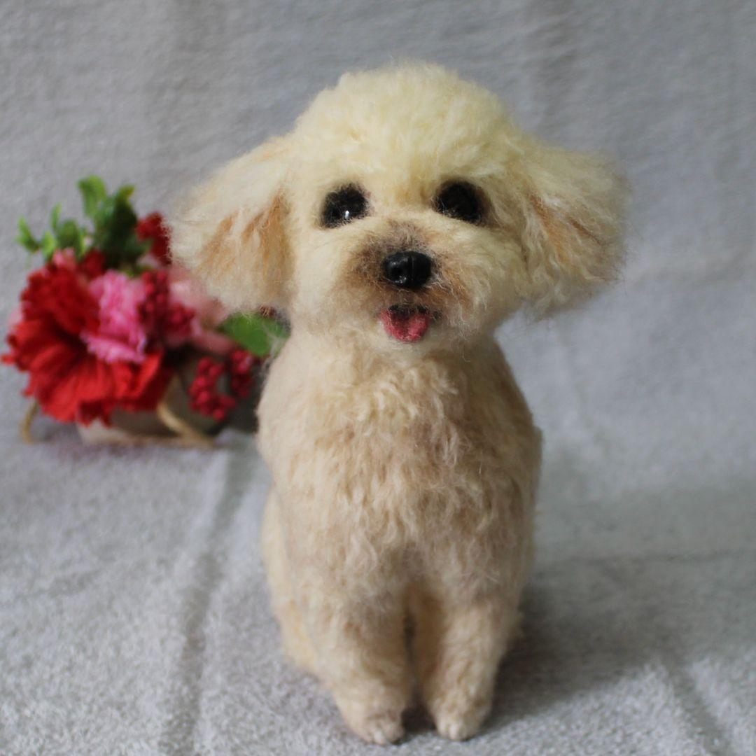 あゆみさま専用 羊毛フェルト オーダー「リアルで可愛いワンちゃん」額飾りセット