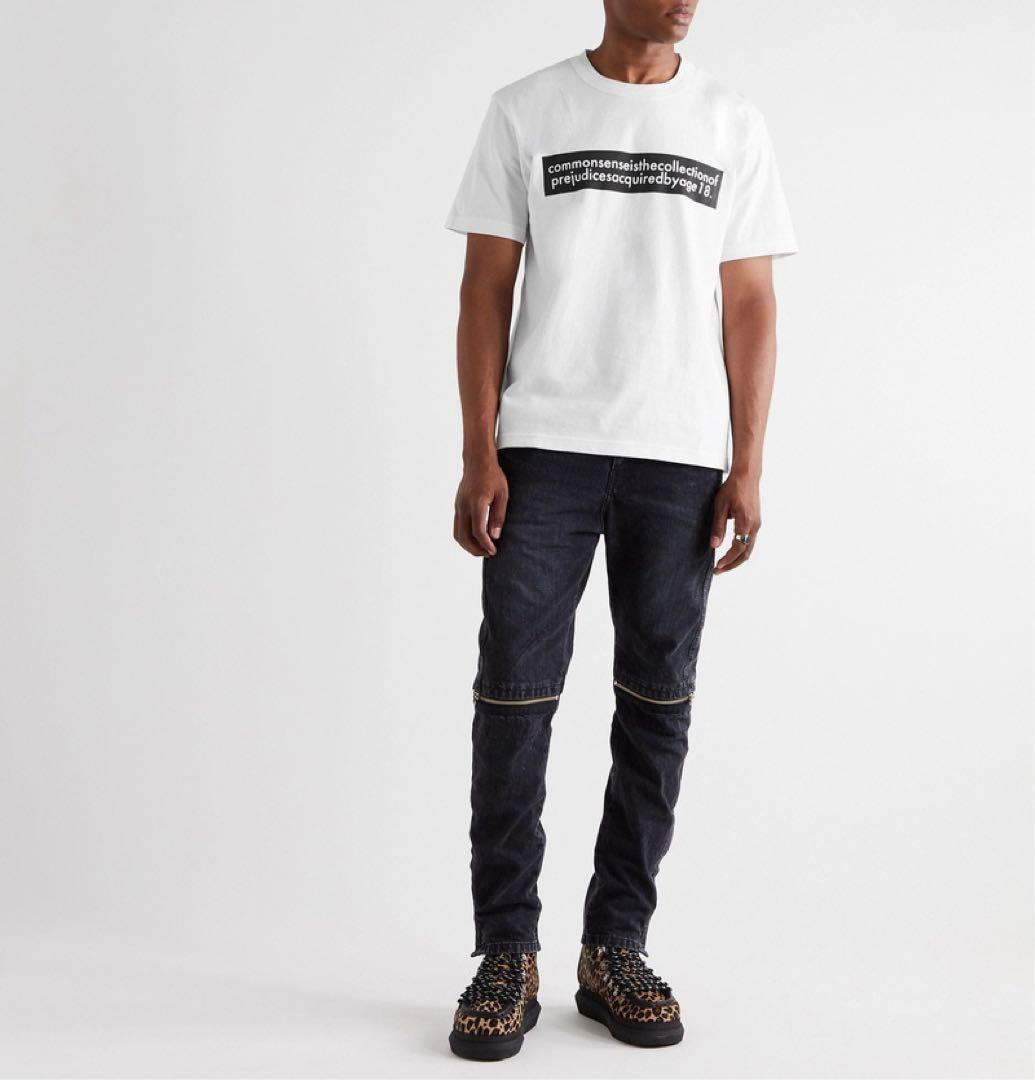 トップス sacai  Einstein wise words tshirt