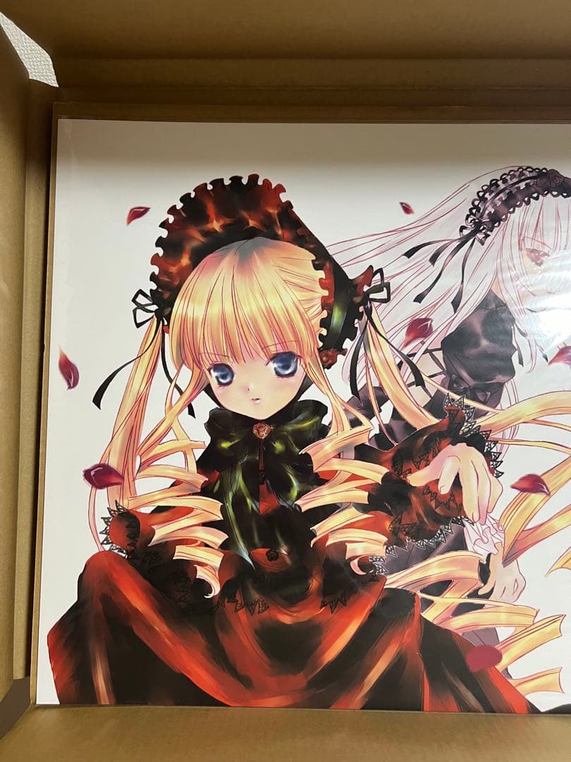 ローゼンメイデン 複製原画 、真紅、水銀燈、バーズコミック版 2巻表紙 A2